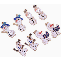Cartoon 10 pcs Charms Enamel Pendants for Jewelry Making Necklaces Earrings Braceltes DIY Crafts Gifts