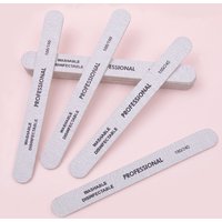 5Pcs Nail File 100/180/240 Wooden Sanding Buffer Block Pedicure Manicure UV Gel Nail Polish Pro Files Artificial tips