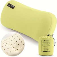 Foldable Camping Pillow Memory Foam Cervical Pillow Portable Outdoor Sleeping Pillows for Travel Napping Cool Camping Gear