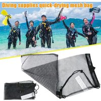 Portable Quick Dry Swim Dive Drawstring Bags for Water Sports Snorkelling Mask Flippers Packing Net Bags Camping Kayaking Hiking