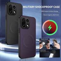 For OnePlus 15 13 12 11 R Case Soft Silicone carbon fiber Magnetic Protective Back Cover Case For OnePlus 15R 13R Phone Shell