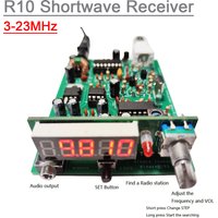 3-23Mhz R10 AM Radio Shortwave Receiver Short Wave Broadcast Signal Receiving PLL Receive DIY KitS LED Digital Display Frequency
