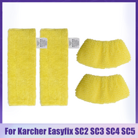 Fit For Karcher Easyfix SC2 SC3 SC4 SC5 Vacuum Cleaner Replacement Microfiber Cleaning Pad Cover Steam Mop Mop Cloth Rags Parts