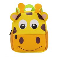 Small class children's backpack made of ultra-light diving material for kindergarten, featuring cartoonish and cute animal desig