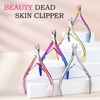 1 Pcs Cuticle Nippers Nail Manicure Cuticle Scissors Clippers Trimmer Dead Skin Remover Pedicure Stainless Steel Cutters Tool