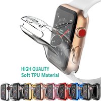 Screen Protector Cover for Apple Watch Case 9 8 7 6 SE 5 4 45mm 41mm 44mm 40mm TPU Soft Clear Bumper iWatch 3 42mm 38mm Shell
