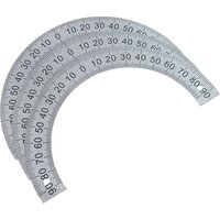 1 Piece 60MM 80MM 120M 240MM Half Circle Dial Scale Identification Dial Degree Graduated Protractor 180 Degrees For Machine Tool