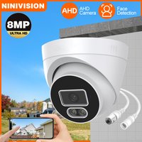 8MP XMEYE CCTV Analog Dome Camera 4K Indoor Home Color Night Vision 5MP Face Detection AHD Security Surveillance Camera BNC DVR
