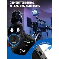 SYNCO G2 A2 G2A2 2.4G Wireless Lavalier Microphone for Smartphone Camera Vlogging Streaming YouTube vs Rode GO II