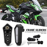 Frame Sliders Crash Protector Engine Falling Protection Pad Protective cover For Kawasaki Ninja 650 KRT EDITION Z650 2025 2026