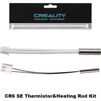 For Creality CR6 SE Cartridge Heater 24V 40W&Thermistor HT-NTC100K 300C Degree High Temperature Sensor for CR-6 Max/CR-5 PRO 3D