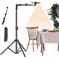 Horizontal Overhead Tripod Adjustable Cell Phone Tripod Stand Horizontal Stand for Recording
