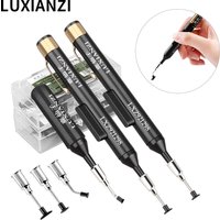 LUXIANZI Vakuum-Saugstift-Set mit 3 Saugnäpfen, IC, SMD-Pinzette, Aufnahmewerkzeug, Entferner, Sauger, Pumpe, Löten, Entlöten Saugstifte