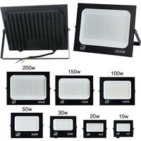 LED-Flutlicht-Scheinwerfer, 100 W, 150 W, 200 W, Außenbeleuchtung, 6500 K, wasserdicht, für Garage, Fitnessstudio, Straßentor, Wandleuchten, Flutlicht, AC220 V