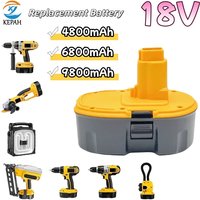18V 12.8Ah Replacement Battery NI-MH DC9096 DE 9503 DW 9095 9096 9098 XRP Cordless Drill Tools Screwdriver Batteries