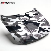 Off-Road Car Stickers Camo Car Wrap Black Camouflage Film Jeep Car Adhesive Vinyl Motorcycles Auto Outdoor Accessories