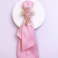 A Handcrafted, Noble and Elegant Women's Bow Tie in a Business and Campus Style, Suitable for Daily Fashion Wear, Business Gatherings, Event Performances, Program Hosting, Cosplay, Etc