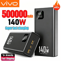 VIVO 50000mAh Power Bank 140W Ultra Large Capacity Super Fast Charging Portable Power Digital Display External Battery 2026 NEW