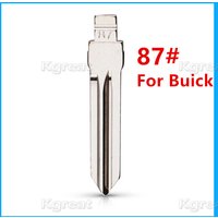 10pcs/lot #87 B111 KD Key Blade Blank Metal Uncut Flip KD VVDI Remote Car Key Blade for Buick LaCrosse Remote Key