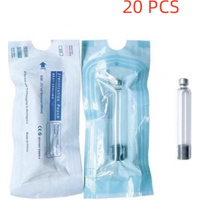 20pcs 3ml Individual Packaging Cassette Insulin Glass Bottle for Eli Lilly Insulin Pen Huma pen lipgloss tubes Beautiful carving