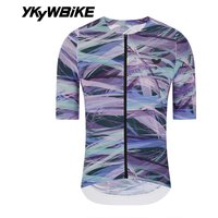 YKYWBIKE 2026 Men's Cycling Jersey Slim Fit Soft Light Road Bike Jersey Summer Breathable MTB Maillot Short Sleeve Shirt image 4