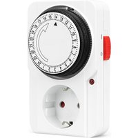 AliExpress NONE German-style Standard Mechanical Timer Socket, 24-Hour Cycle, Electrical Socket Timer, Plug-in Timer