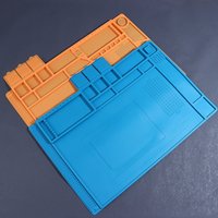 ăCă1PC Silicone Soldering Pad Desk Platform Mat For Welding Station Iron Phone PC Repair Magnetic Heat Insulation