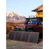 Dokio 18V 100/160/200/300 W Portable Foldable Solar Panel with 12V Controller to Charge Battery suitable for Camp