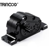 TRINOOD Aluminum Alloy Transfer Case Gearbox 0.8M 24T+12T Internal Gear for 1/14 Tamiya Truck RC Crawler DIY Parts