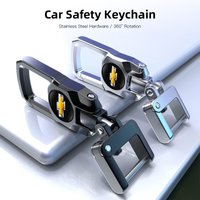Zinc Alloy Car Key Chain Enamel Carabiner Key Ring For Chevrolet Sonic Camaro Colorado Trax Niva Orlando Tahoe Impala kalos Volt