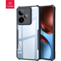 For Realme GT7, GT 7T 5G Case Xundd Airbag Shockproof Transparent PC + TPU Protective Back Bumper