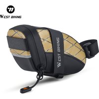 AliExpress West Biking WEST BIKING Mini Bicycle Saddle Bag 0.3L Cycling Saddle Bag Waterproof Bike Bag Daily Tools Storage Bag Bicycle Accessories