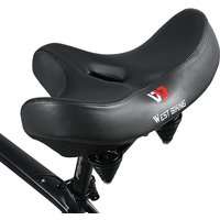 WEST BIKING Ergonomic Soft Bicycle Saddle Widen Thicken Cushion Pad MTB Road Bike Saddle Comfortable Breathable Cycling Seat