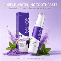 New 2026 Purple Whitening Toothpaste – Teeth Color Corrector Restores Nature Brightness Enamel Safe Fresh Breath Daily Oral Care