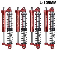Adjustable Oil L=105mm Metal Negative Pressure Shock Absorber Double Damper For 1/8 Rc Crawler Car Meijiaxin H8h Yikong CROSSRS