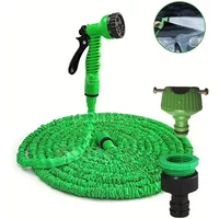 Expandable Garden Hose Magic Water Pipes 7 Patterns Water Spraying Functions Gun Foam Pot Flexible Reels Hose Car Wash Sprayer
