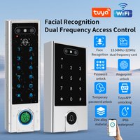 Smart tuya wifi Face Recognition Access Control Machine 13.5Mhz/125Khz Metal Belt Waterproof Fingerprint Control System