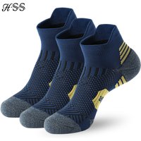 9/3 Pair Professional Fitness Sports Socks Towel Bottom Non-Slip Running Socks Men Women Quick-Drying Basketball Training Sox