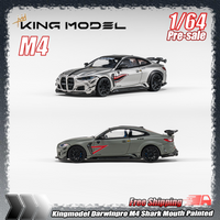 Pre-Sale 1:64 Alloy King Model Darwinpro M4 Shark Mouth Painted Miniature Die-Casting Car Model Kid Toy Gifts Collect Ornaments