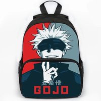 Anime J-Jujutsu Kaisen Backpacks Boys Girls School Bag Rucksack Large Children Backpack Gojo Satoru Yuji Itadori Book Bag