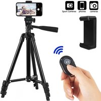 Universal Photography Phone Tripod Stand 102cm for Gopro iPhone Samsung Huawei NA-3120 Aluminum Travel Phone Tripod Accessories