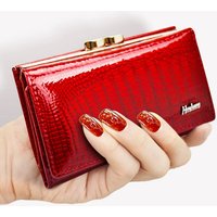 HH Women's Wallet and Purse Genuine Leather Lady's Wallets Small Short Clutch Coin Purse Luxury Female Luxury Purses