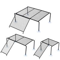 Suction Cup Turtle Basking Dock Rest Platforms Reptile Basking Area For Tortoise Terrapin Salamander Crab Aquarium Habitat Decor