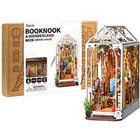 Robotime Rolife DIY Book Nook Wooden Miniature Doll House for Bookshelf Insert Furniture