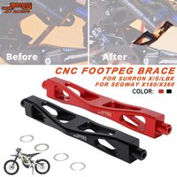 Motorcycles Accessories Foot Peg Support Brace Aluminum For Sur-Ron Surron Light Bee X S LBX Segway X160 X260 Dirt Electric Bike