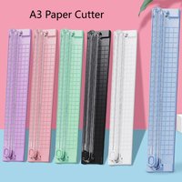 1PCS Portable A3 Paper Cutter Trimmer, Uncharged Manual Cutting Tool Made with Durable Plastic, School, Home, and Office Use