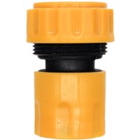 5pc 3/4 inch Garden Hose Pipe Repair Connector Fitting Tubing Quick Connection for Drip Irrigation Watering Greenhouse