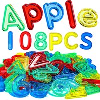 Kids Montessori Educational Toys Transparent Letters And Numbers Math Signs Learning Resources Juegos Didácticos Para Niños