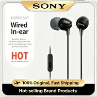 NEW Sony MDR-EX15AP Wired In-ear Headphones with Mic,3.5mm Jack,Hands-free Call,HiFi Stereo Sound Earphones