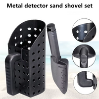 Metal Detector Sand Scoop and Shovel Set ABS Digging Tool Accessories for Underground Metal Detecting Gold Treasure Detector